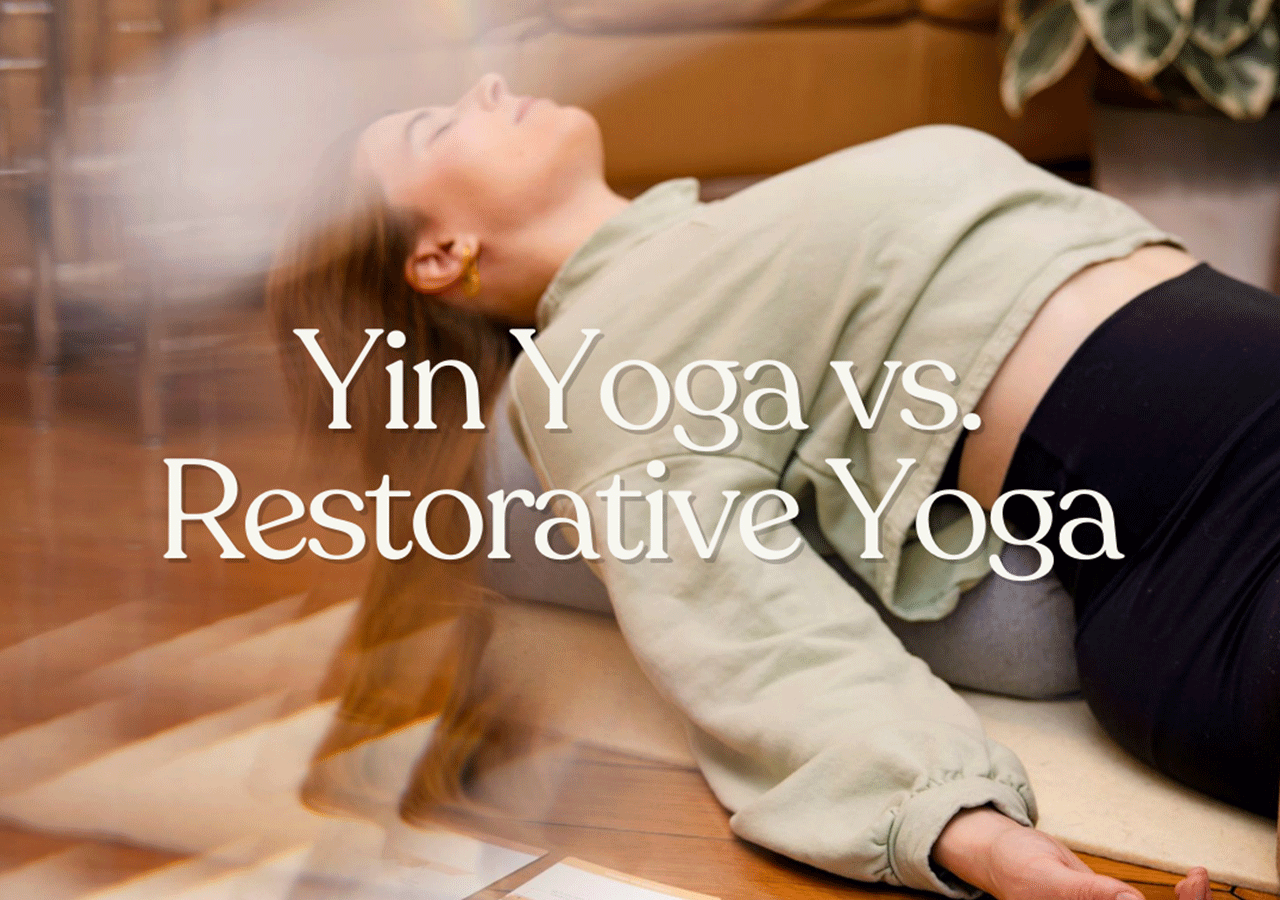 Yin Yoga vs. Restorative Yoga - Justasana - Cartes de yoga pour pratiquer en autonomie