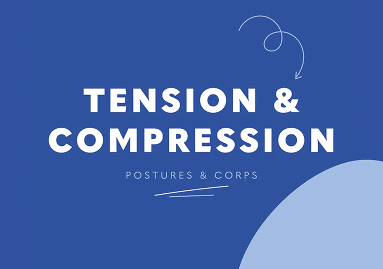 Tension et Compression đź’Ş - Justasana - Cartes de yoga pour pratiquer en autonomie