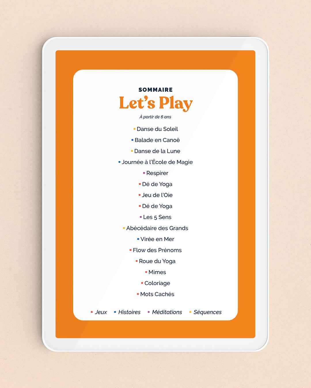 Cahier de Vacances Kids ⛱ Let's Play (E-Book)