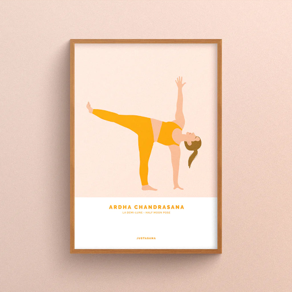 Affiche Ardha Chandrasana