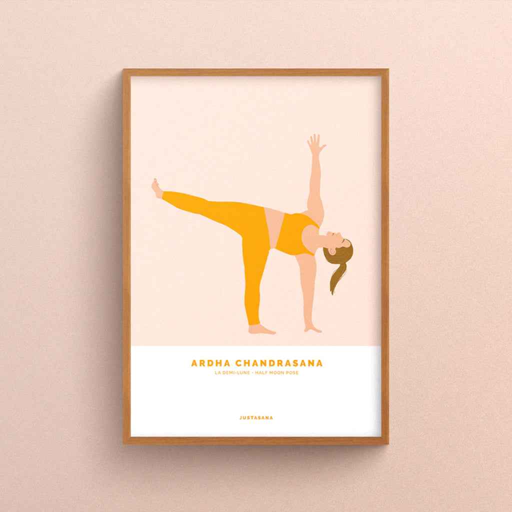 Affiche Ardha Chandrasana